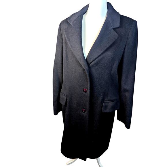 Vintage Charles Klein Forstmann 3 button Women's Wool Blend Lined Coat Union - Picture 1 of 6